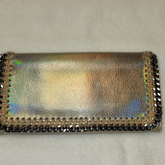 Stella McCartney Handbags - Stella McCartney Continental Flap Falabella Hologram Wallet